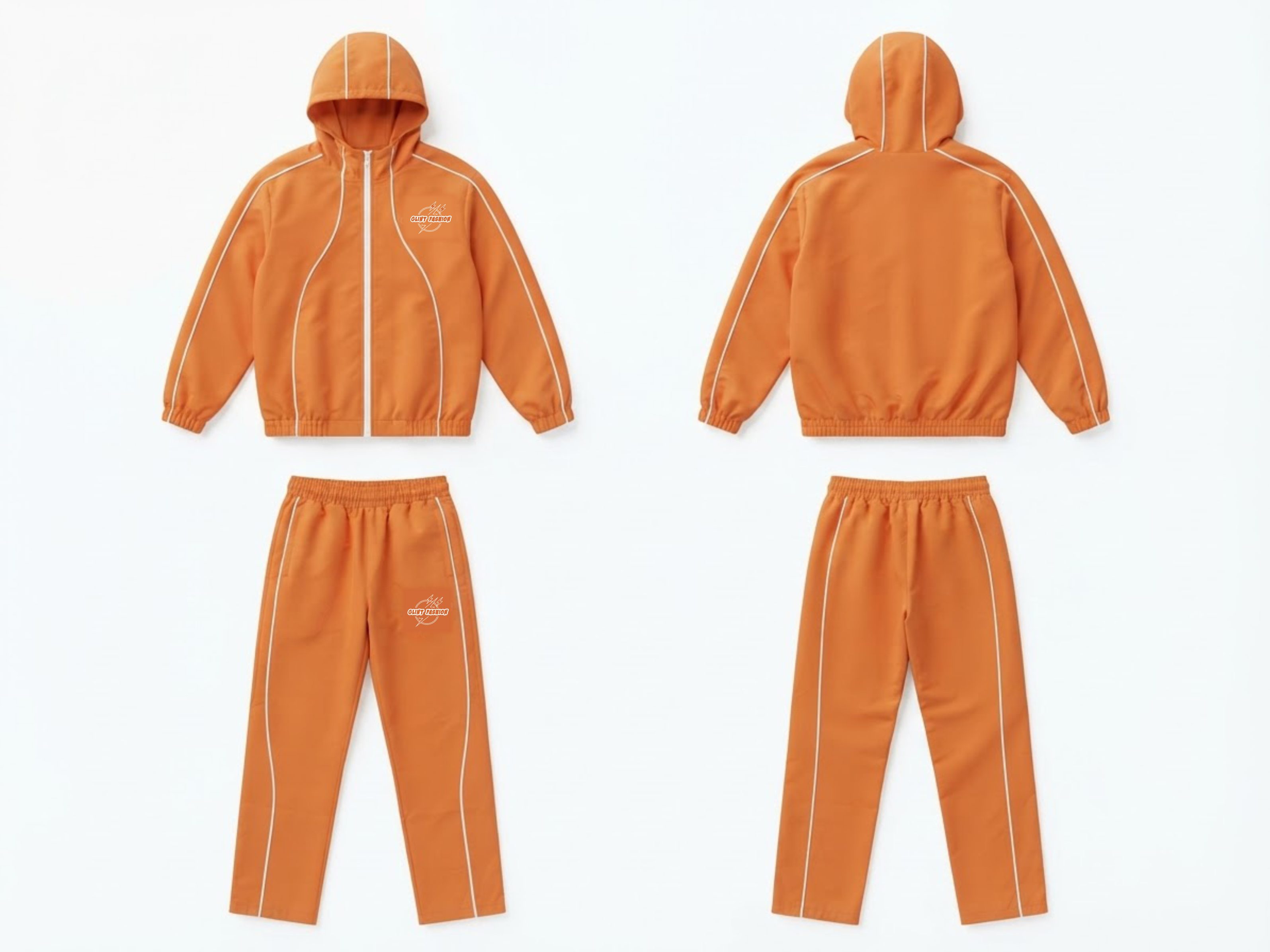 GLINT EMBROIDERY TRACKSUIT